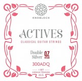 Knobloch - Actives - Double Silver - QZ Nylon - MediumTension - 300 ADQ