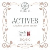 Knobloch - Actives - Double Silver - QZ Nylon - Medium-Low Tension - 200 ADQ 